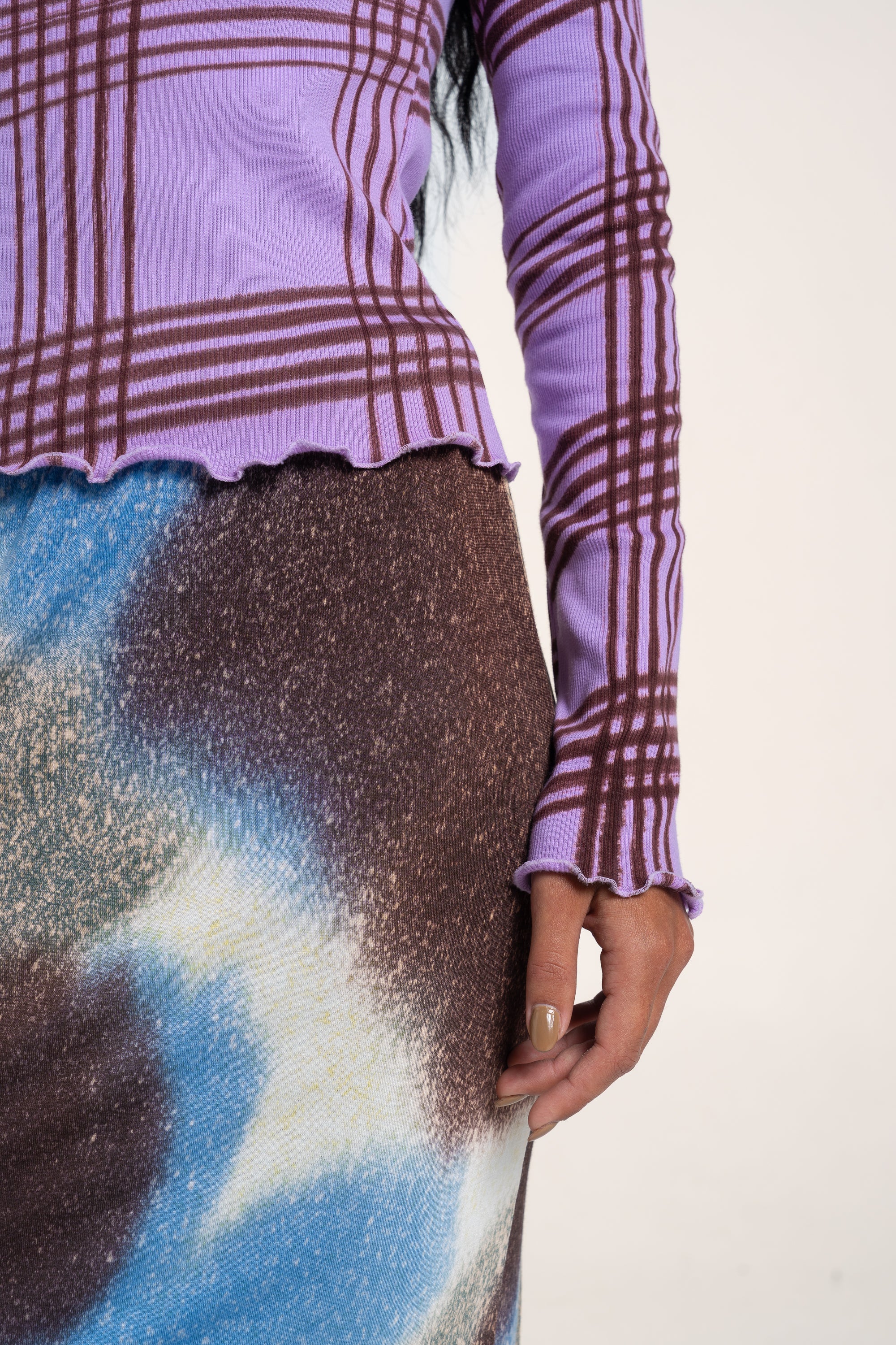 Dew Double Layer Slip Skirt - Image 5