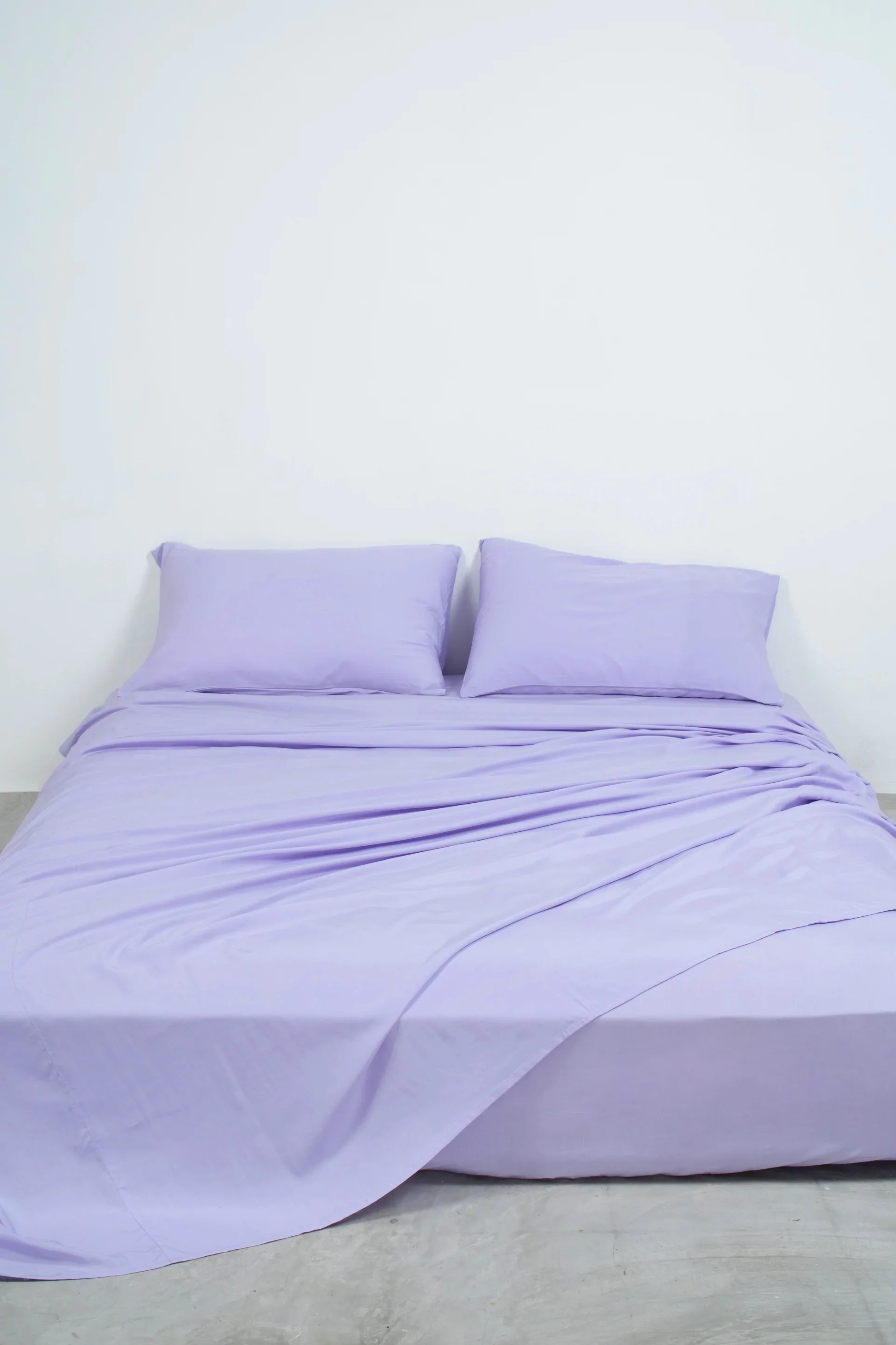 Lilac Bamboo Flat Sheet - Image 4