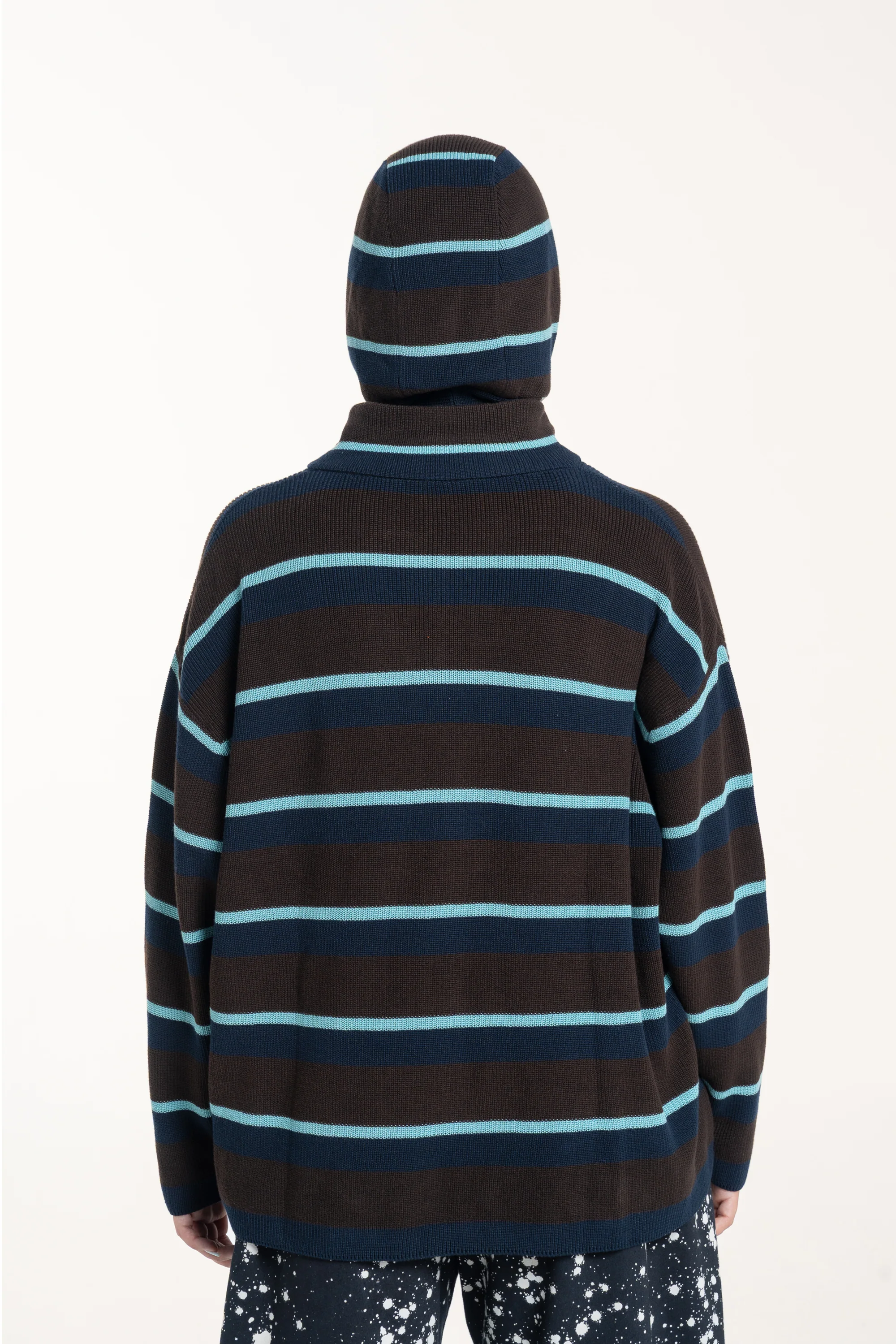 Mint Stripe Bonnet - Image 3