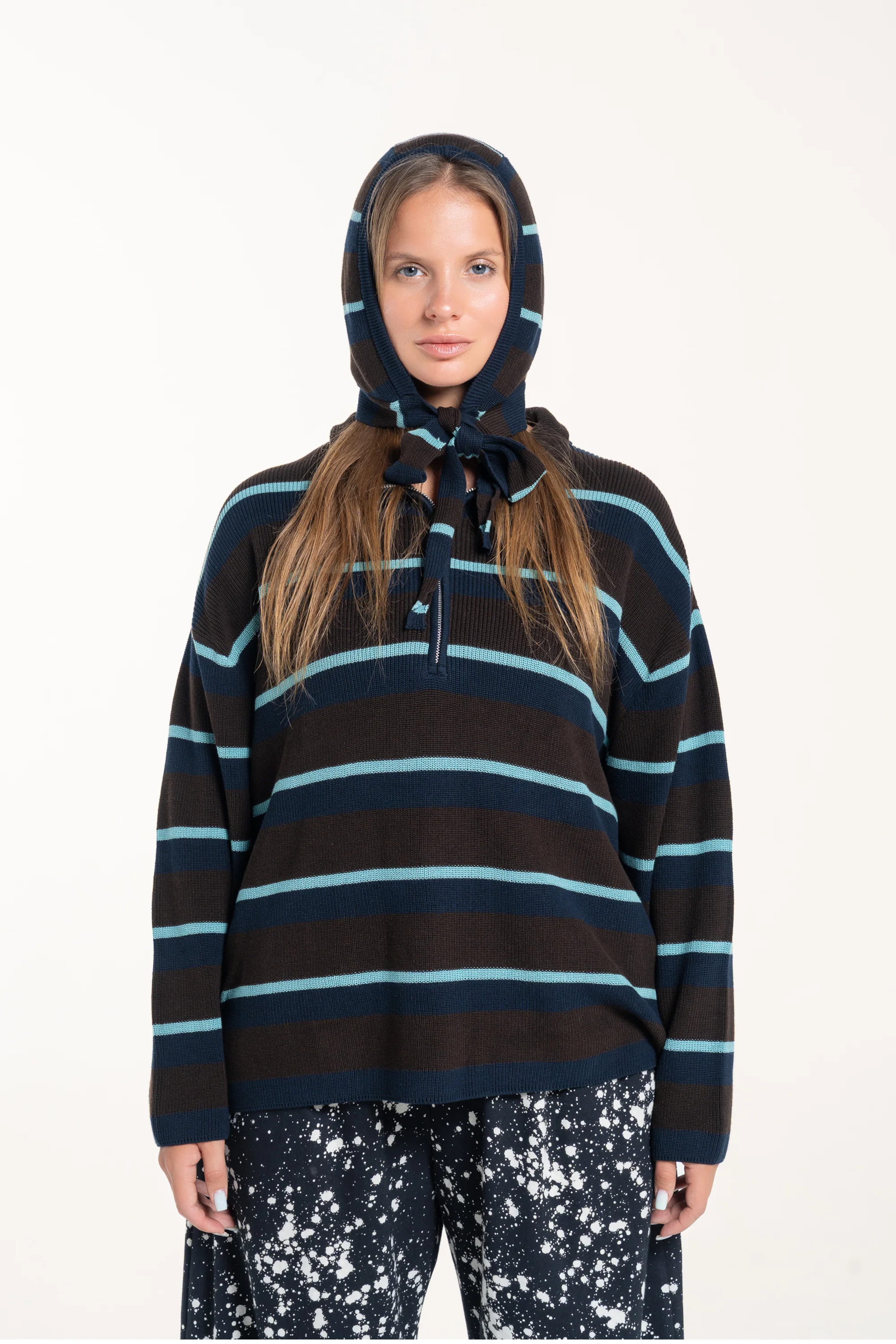 Mint Stripe Bonnet - Image 4