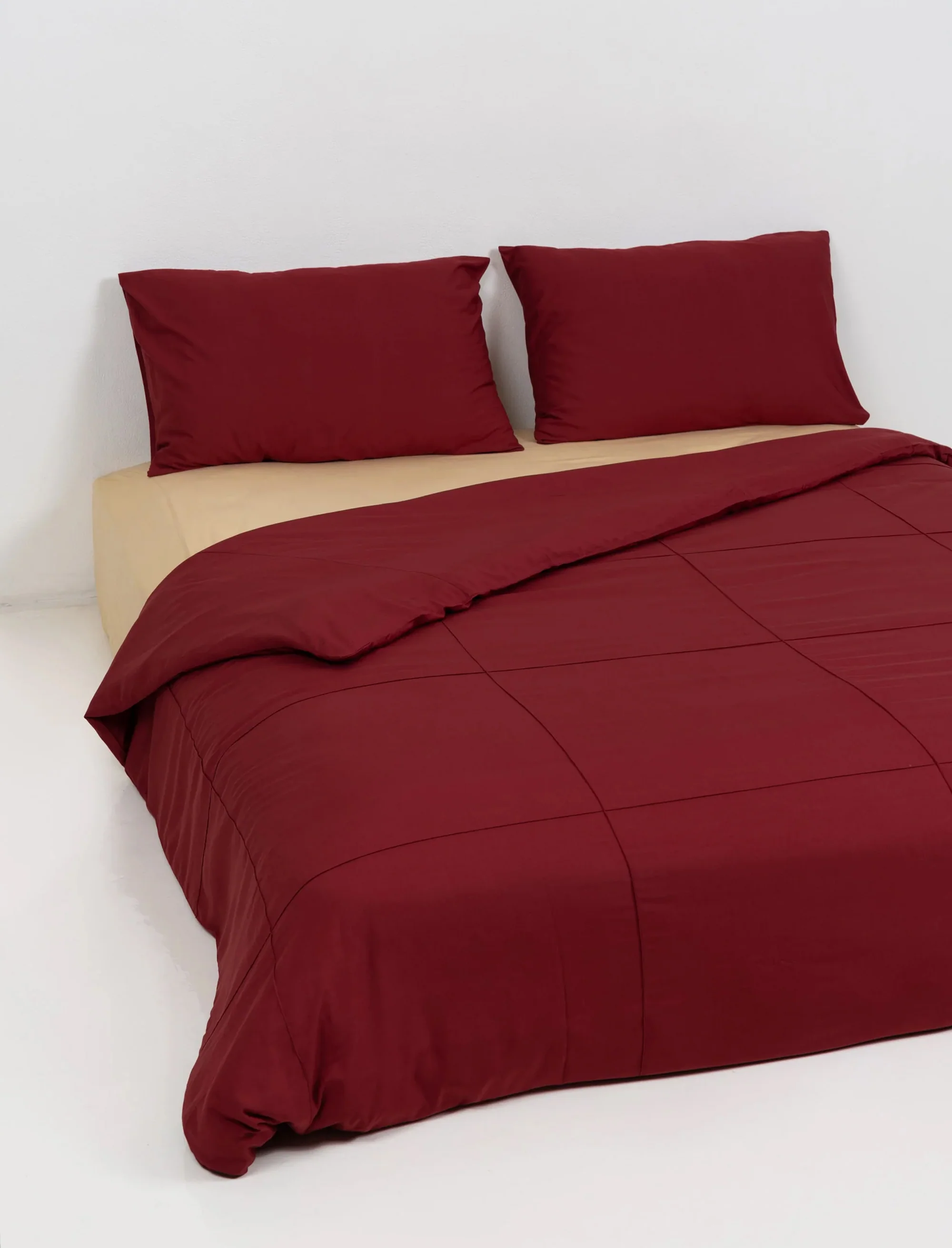 Oat Bamboo Fitted Sheet - Image 3