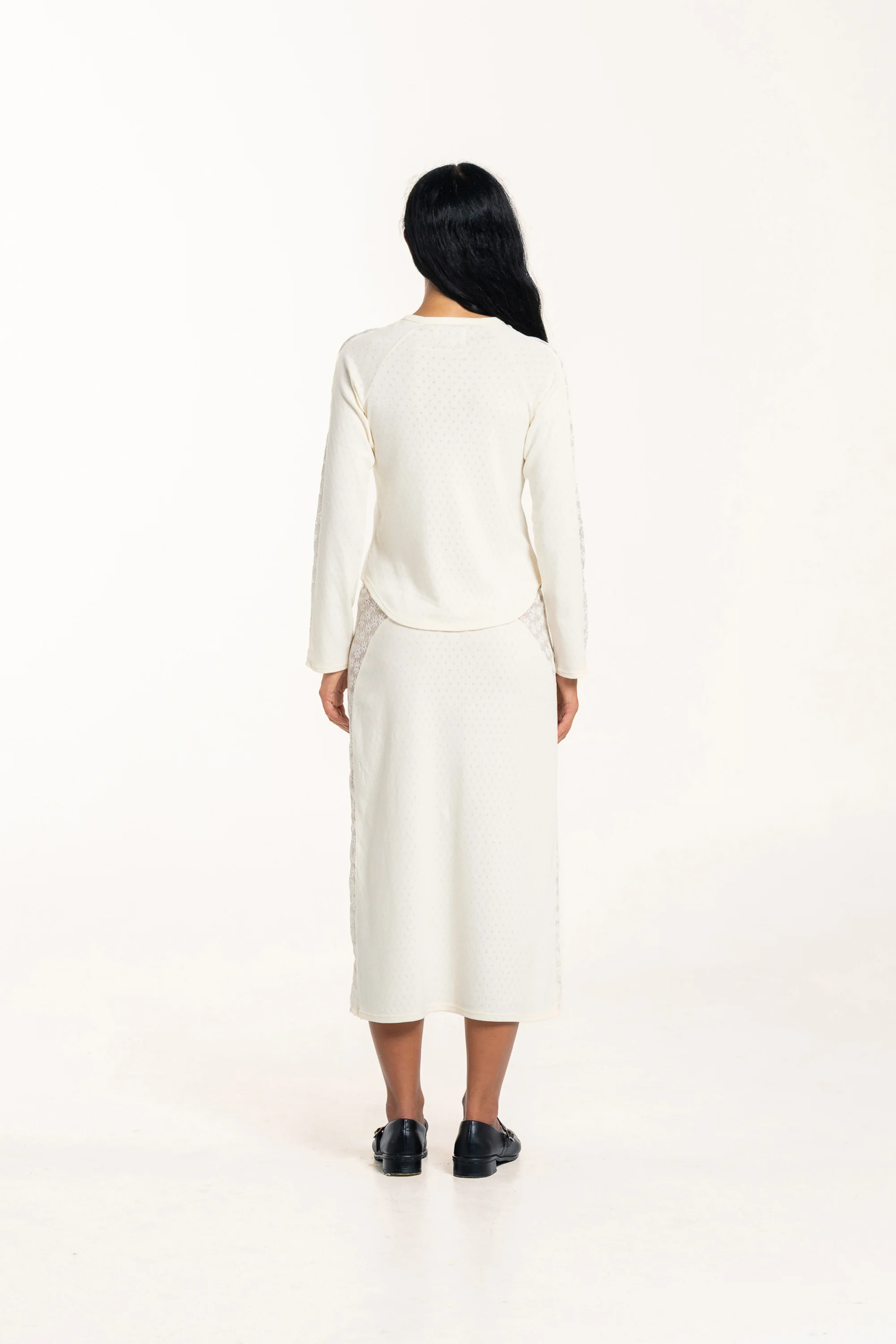 Pearl Lace Slip Skirt - Image 3