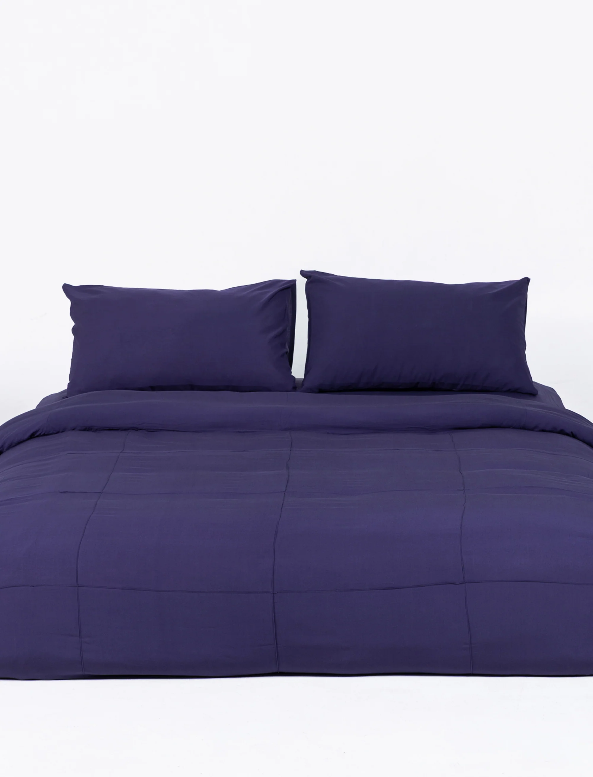 Plum Bamboo Quilt Cover Set ID