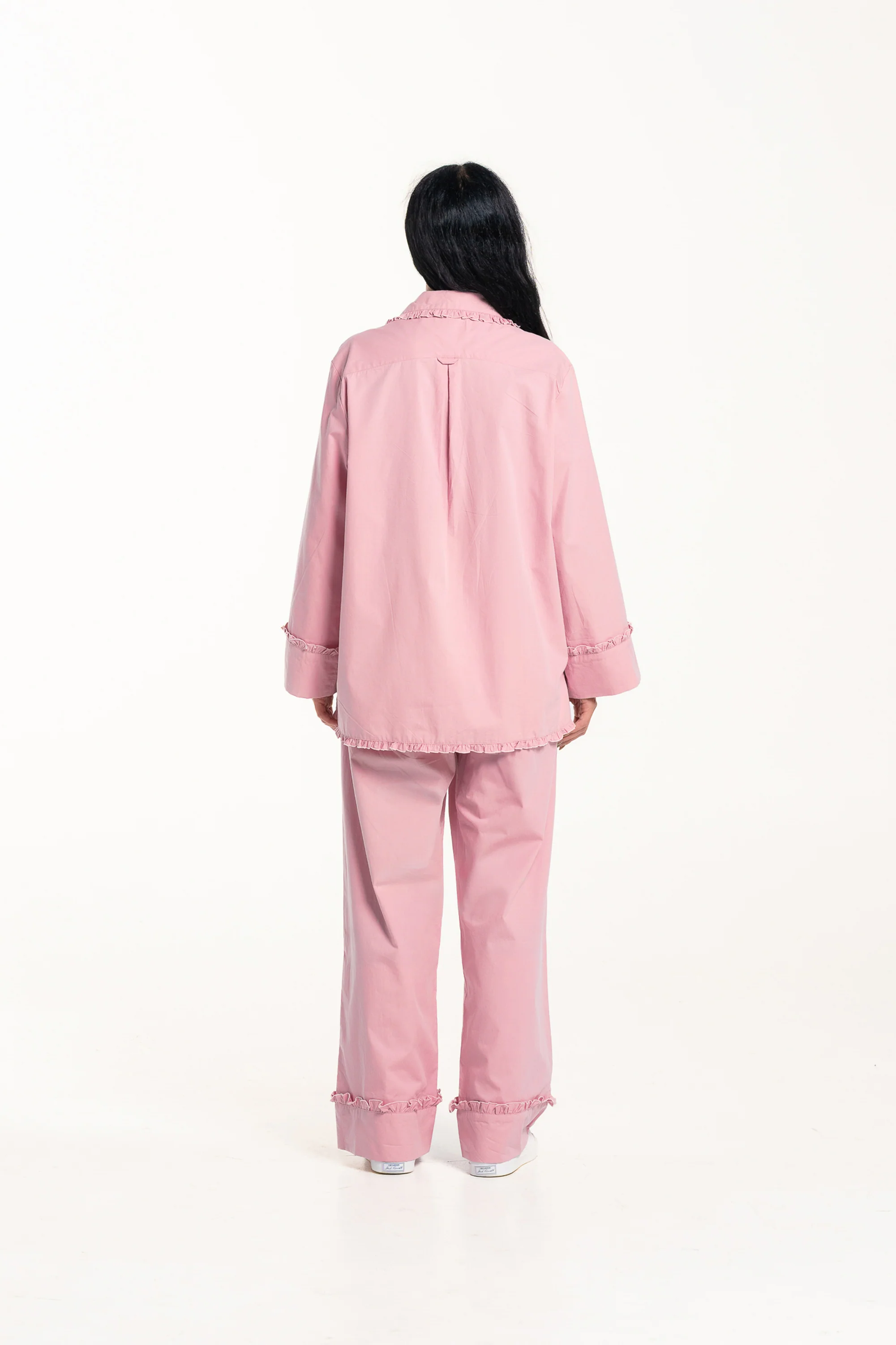 Rose Frill Boxy Pyjama Shirt - Image 4