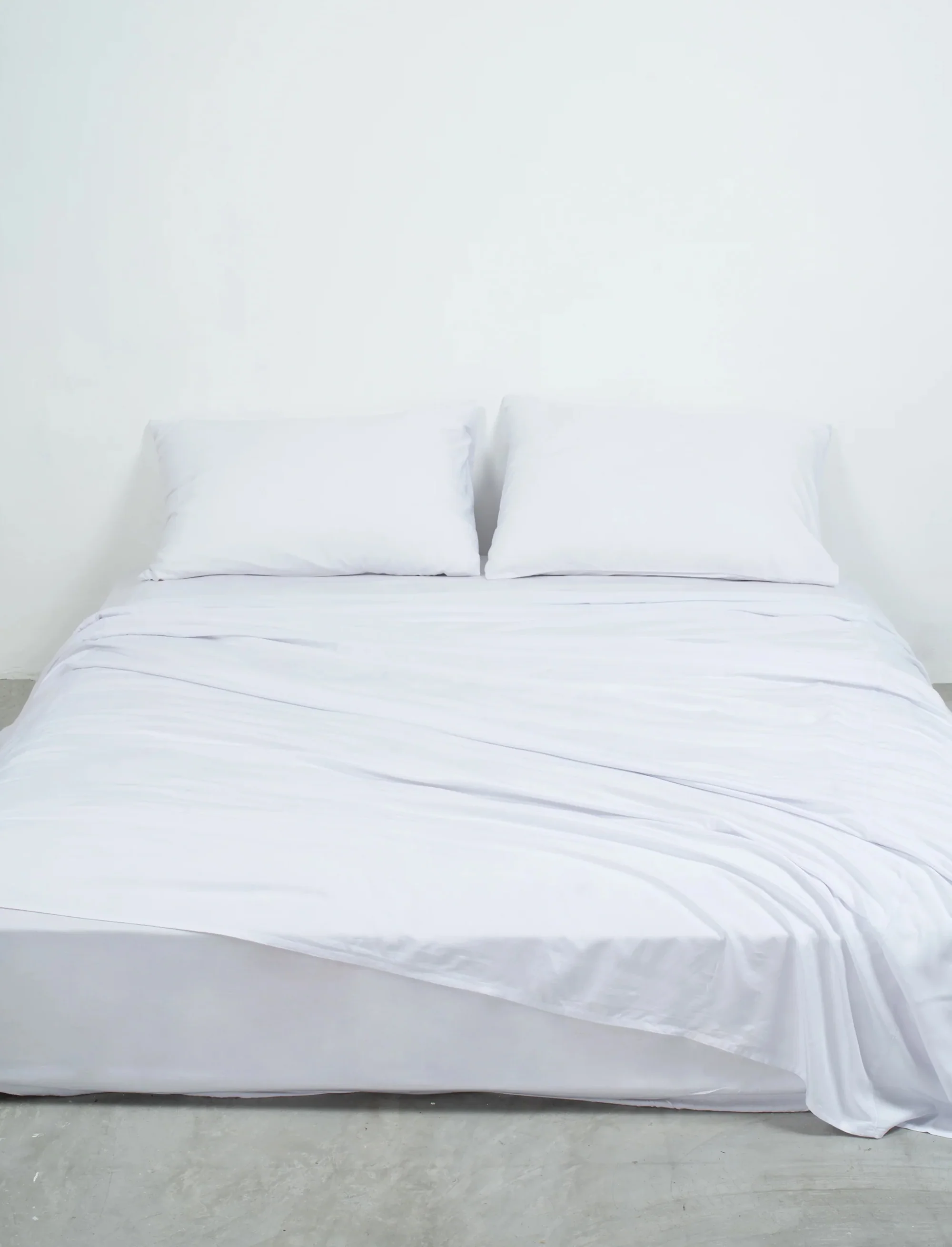 White Bamboo Flat Sheet - Image 4