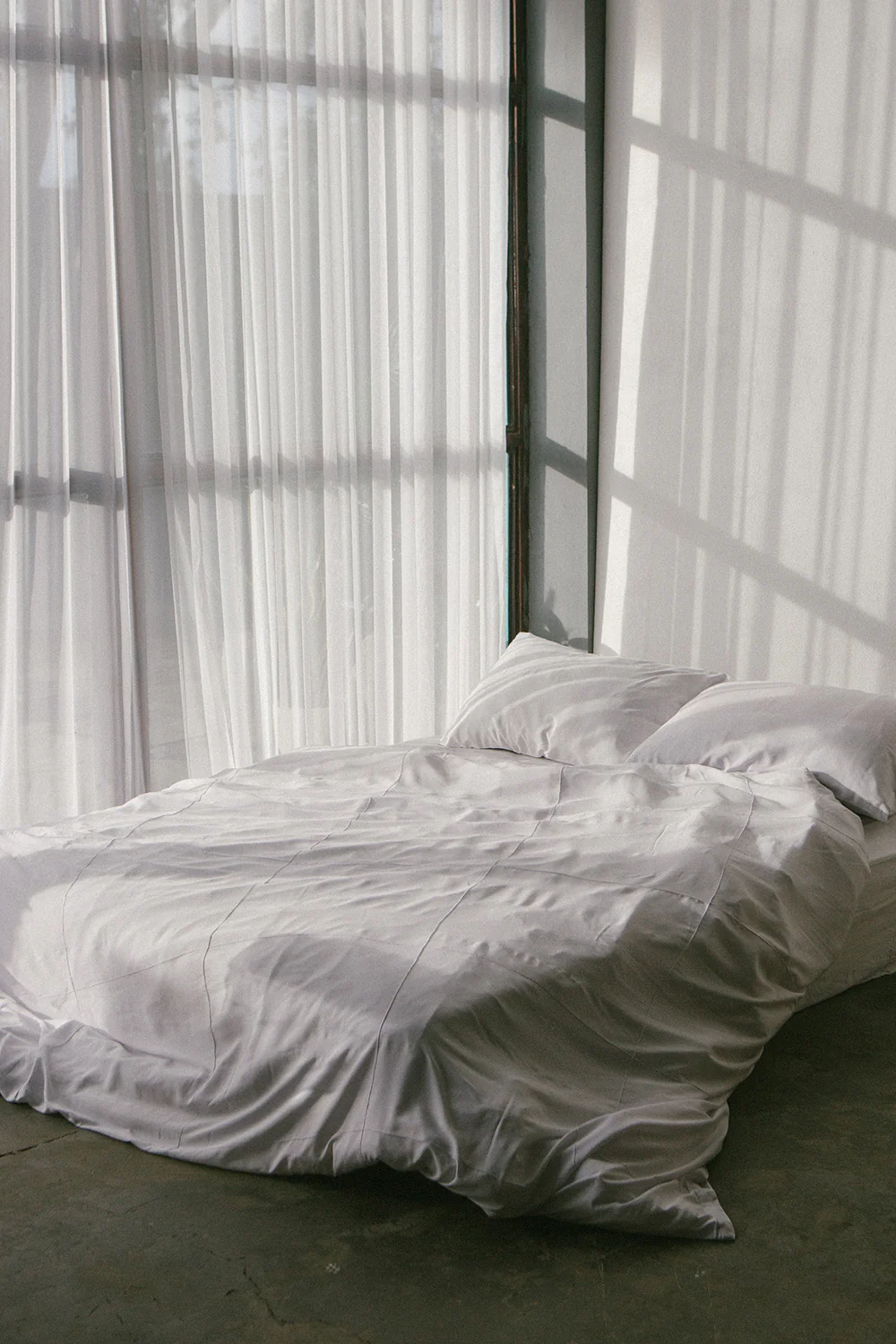 White Bamboo Quilt Cover Set - Image 4
