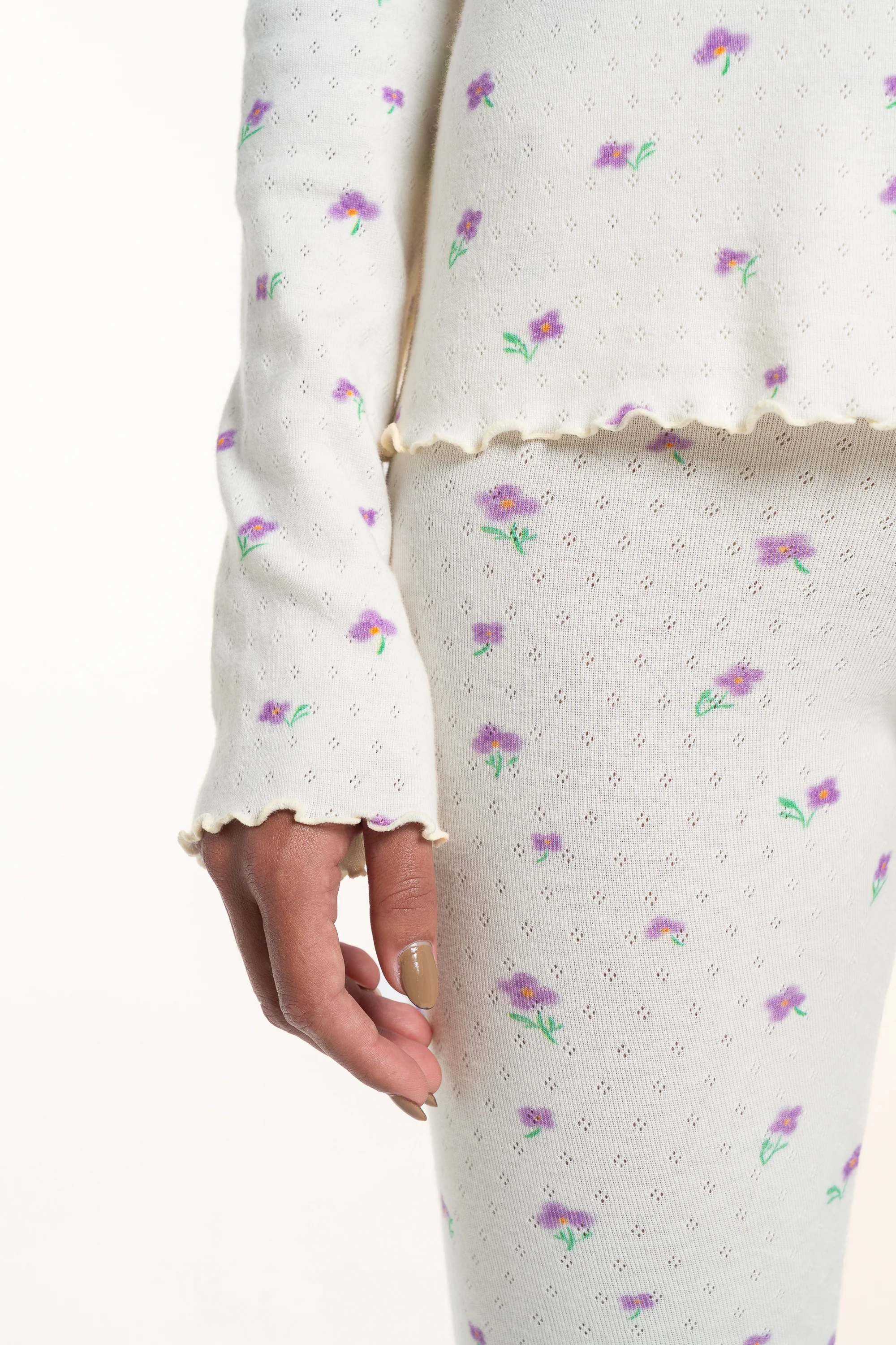 Wildflower Hooded Long Sleeve Top - Image 5
